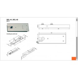 AMORTIZOR PARDOSEALA 90GR USI ST. INOX MAT 932.84.041