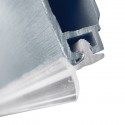 PLINTA H120 MM PLASTIC FOLIE ALUMINIU 4M 24.EZJ0.120.08