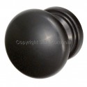 BUTON PLASTIC ROTUND D32XH27MM NEGRU 484.09.19