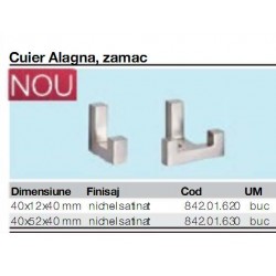 AGATATOR CUIER HAFELE 40X12X40MM NICHEL SATINAT 842.01.620