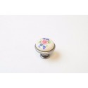 BUTON PORTELAN GAMET CROM ANTIC FLOARE ROZ GP19-GA011-MLK-1