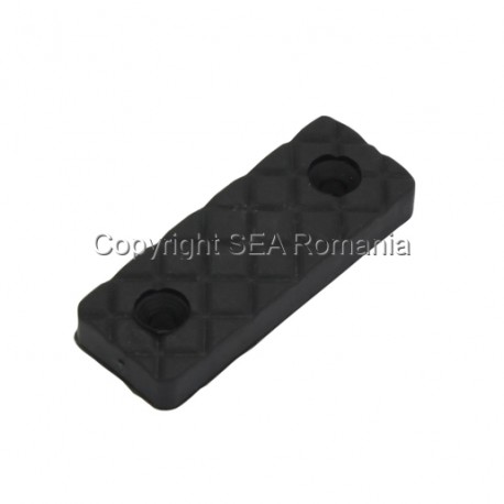 ALUNECATOR PLASTIC SET 50 BUC 53X19 MM NEGRU 452.15.19