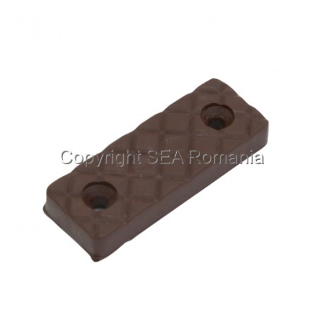ALUNECATOR PLASTIC SET 50 BUC 53X19 MM MARO 452.15.13