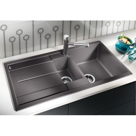 CHIUVETA BLANCO SILGRANIT METRA 6S COMPACT 780X500X190-130MM