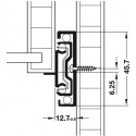 GLISIERA HAFELE BILE AMORTIZARE 45.7 SUB 550 MM 432.18.955