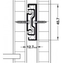 GLISIERA HAFELE BILE AMORTIZARE 45.7 L500 MM 36KG 432.16.950
