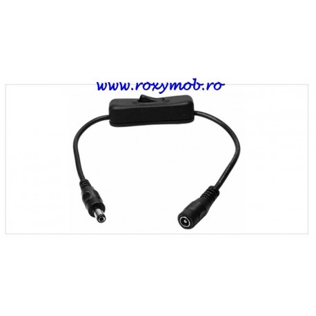 CABLU ALIM JACK MAMA CU INTRERUPATOR 2.1X5.5X11MM 72 781