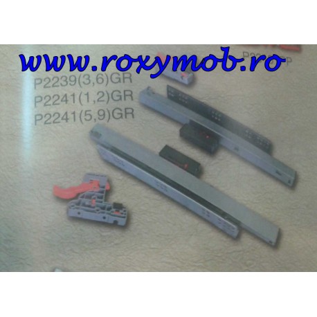 GLISIERA TANDEM SMART PUSH OPEN SOFT CLOSE 450MM P22417GR