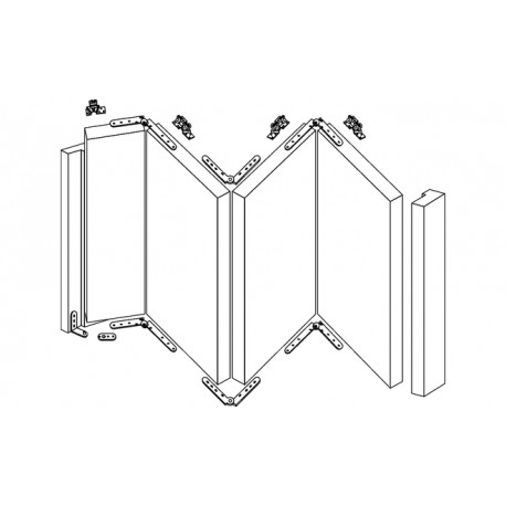 FOLDING DOOR SISTEM GLIS HAFELE USA SUPLIMENT - 943.42.002