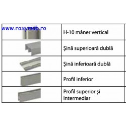 SISTEM ADOOR SINA SUP DUBLA ALUMINIU 5.8 M 944.06.908