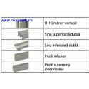 SISTEM ADOOR SINA SUP DUBLA ALUMINIU 5.8 M 944.06.908