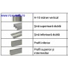 SISTEM ADOOR SINA SUP DUBLA ALUMINIU 5.8 M 944.06.908