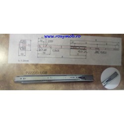 GLISIERA CU BILE ET 500 MM SOFT P22204GB