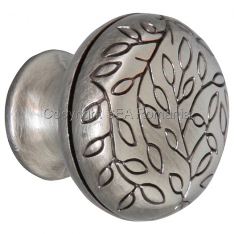 BUTON METALIC STIL 31X27 MM NI MAT 485.36.24