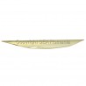 MANER METALIC SCOICA 128MM AURIU 480.65.20