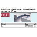 SERTAR SUB CHIUVETA MIJLOC PLASTIC PAL 16MM GRI 547.99.599