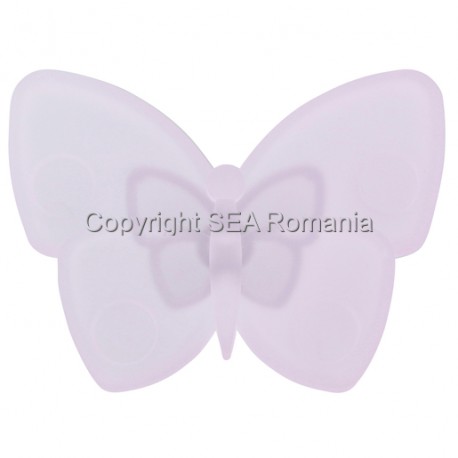 BUTON PLASTIC TRANSPARENT FLUTURE VIOLET 487.05.51