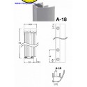 SISTEM ADOOR MANER VERTICAL A18 LIGHT BRONZ 2.9 M 944.06.740