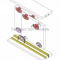 KOBLENZ SISTEM GLISARE MOBILA 43 KG 428.22.00
