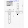 PRIZA ROTUNDA SKYLINE 3 SCHUKO 2USB 822.80.730