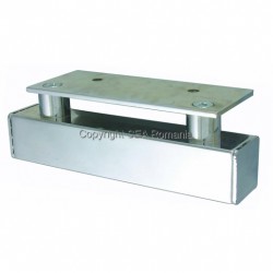 PICIOR CANAPEA METALIC 200X200XH65MM CROMAT 444.40.22