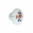 BUTON PORTELAN FLOARE ROZ ALB D32 486.40.107