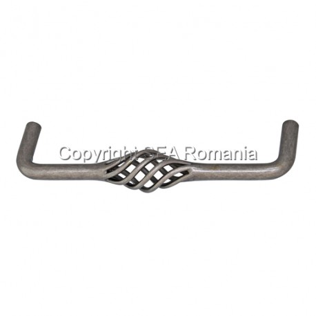 MANER ANTICHIZAT ARCADA STIL 128 MM NICHEL ANTIC 486.31.124