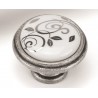 BUTON PORTELAN GIUSTI P77.00.M2.E8G ARGENTO VECHIO 35X27MM