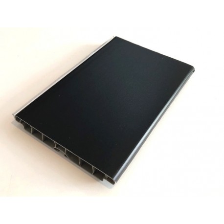 PLINTA H120 MM PLASTIC NEGRU 4 METRI