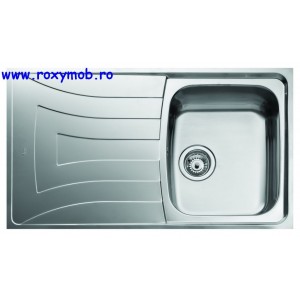 CHIUVETA TEKA UNIVERSO 1B 1D 86 INOX MAT