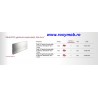 PLINTA H100 MM PLASTIC FOLIE ALU INOX 509 4M, 713.57.104