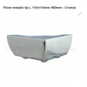 PICIOR CANAPEA METALIC TIP L 115X115MM H60MM CROM 444.01.22