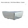 PICIOR CANAPEA METALIC TIP L 115X115MM H60MM CROM 444.01.22