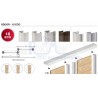 SISTEM ADOOR MANER VERTICAL 18 ROMAGNA 2.5ML ALU 944.06.642