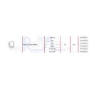 SISTEM ADOOR PROFIL U 20.5X15MM 5.8ML ALB 944.06.505