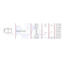 SISTEM ADOOR SINA SUP DUBLA ALUMINIU 1.9 M 401.01.602
