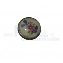 BUTON PORTELAN GTV FLOARE ROZ 0728 J4