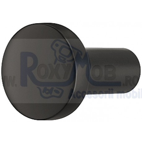 BUTON HAFELE NEGRU MAT 31X31X20MM 110.35.371