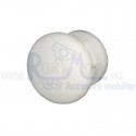 BUTON PLASTIC ROTUND D32XH27MM ALB 484.09.11