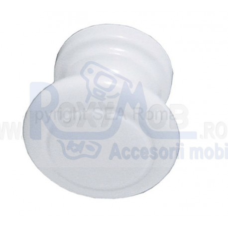 BUTON PLASTIC ALB 26X23MM 484.05.11