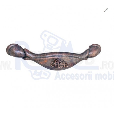 485.78.20 MANER ARCADA STIL 64 MM CUPRAT ANTIC