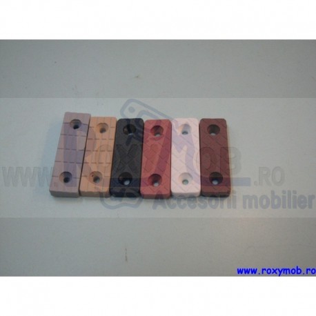 ALUNECATOR PLASTIC SET 50 BUC 53X19 MM GRI