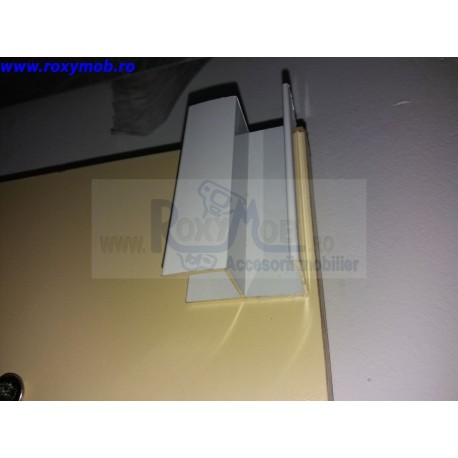 PROFIL DUBLU U 2.5 M ALB ECO 38 MM