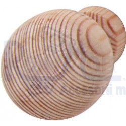 BUTON LEMN ROTUND PIN 33X29MM 196.74.009