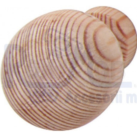 BUTON LEMN ROTUND PIN 33X29MM 196.74.009