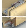 SISTEM GLIS HAFELE 80 KG ( 19 - 28 MM ) INT + EXT 406.80.002