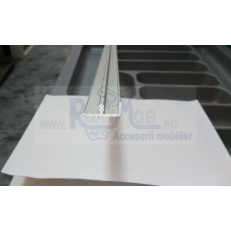 PROFIL CANT ALUMINIU CU FREZARE F 15-1 3 METRI