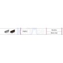 SISTEM ADOOR PROFIL U 18 ECO BRONZ MAT 5.8M 944.06.461