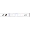 SISTEM ADOOR PROFIL U 18 ECO BRONZ MAT 5.8M 944.06.461