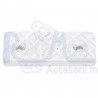 ALUNECATOR PLASTIC SET 50 BUC 53X19 MM ALB 452.15.11